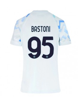 Inter Milan Alessandro Bastoni #95 Auswärtstrikot für Frauen 2025-26 Kurzarm